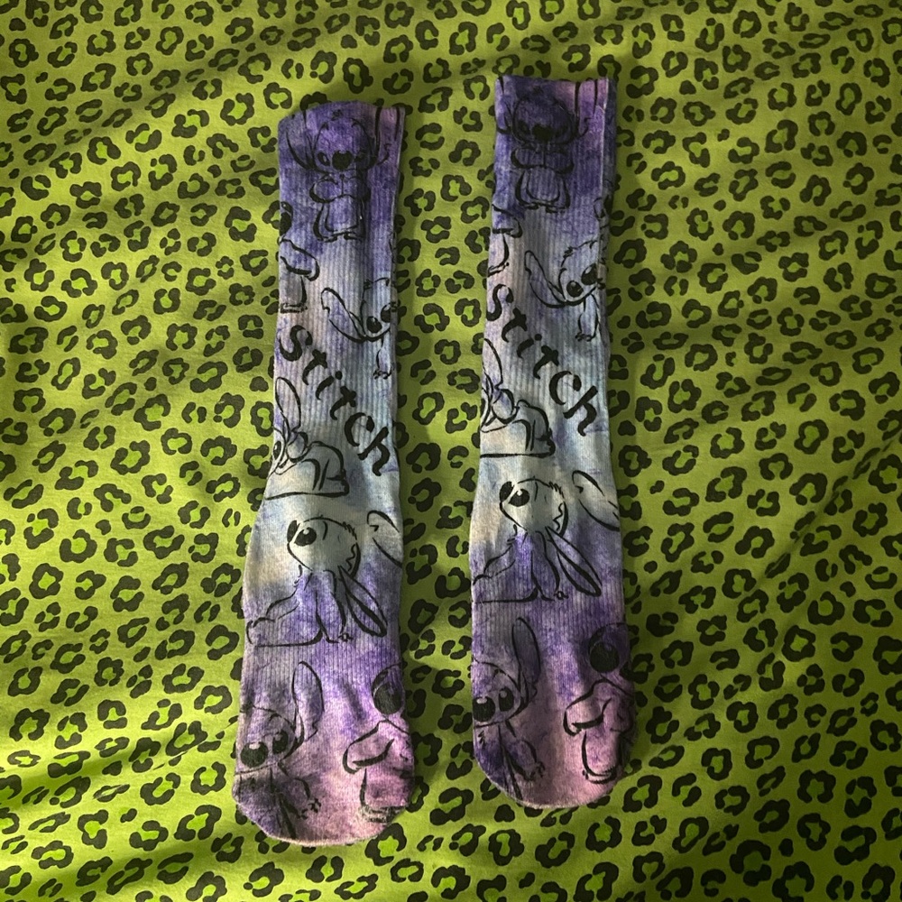 Tie dye stitch socks